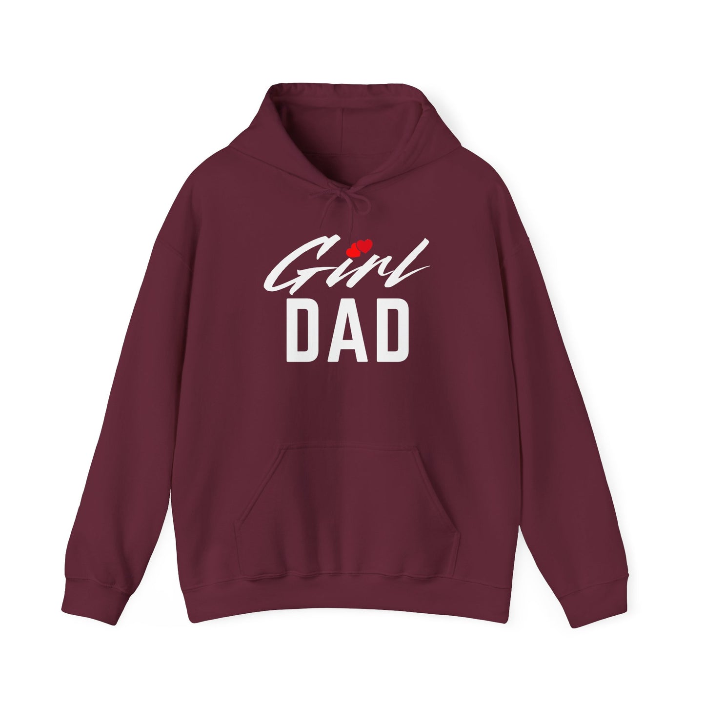 By His Will Brand | Girl Dad 2-Hearts Hoodie