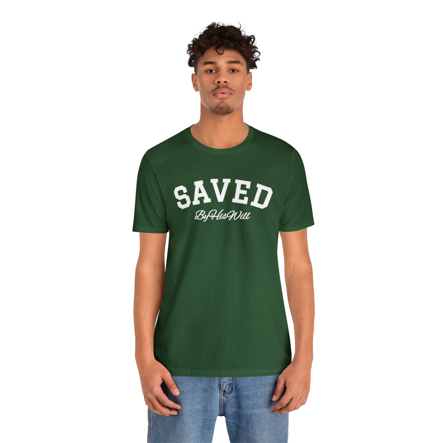 By His Will Brand | Child of God Collection | Saved T-shirt