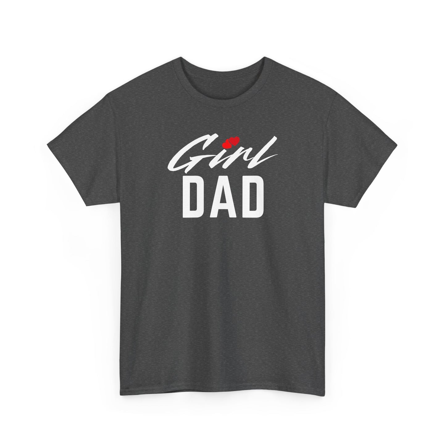 By His Will Brand | Girl Dad 2-Hearts T-shirt