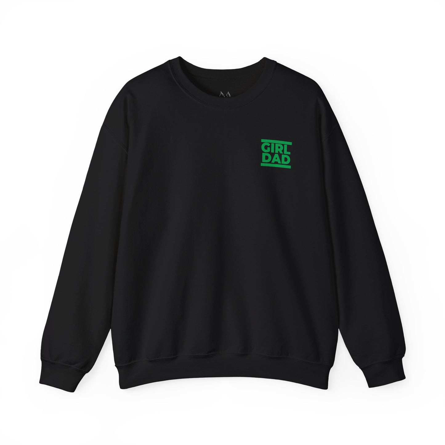 By His Will Brand | Girl Dad Green Logo Sweatshirt