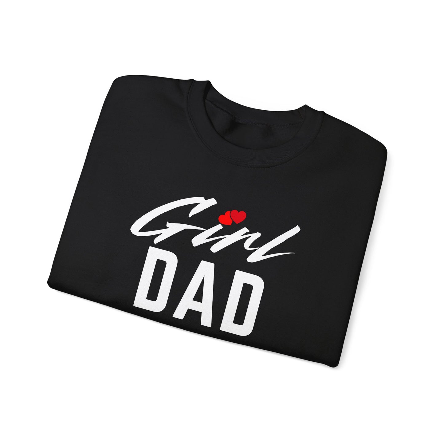 By His Will Brand | Girl Dad 2-Hearts Sweatshirt