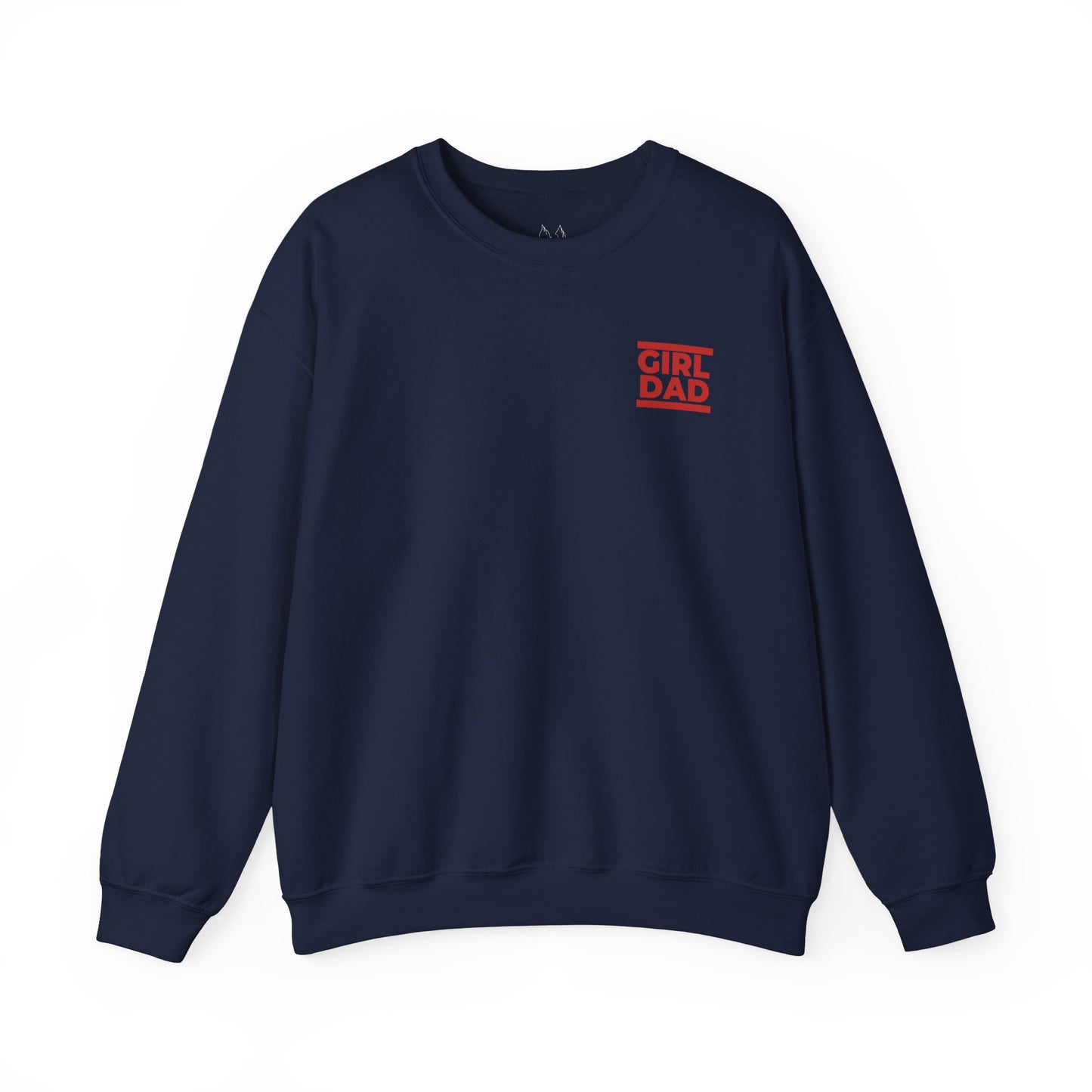 By His Will Brand | Girl Dad Red Logo Sweatshirt