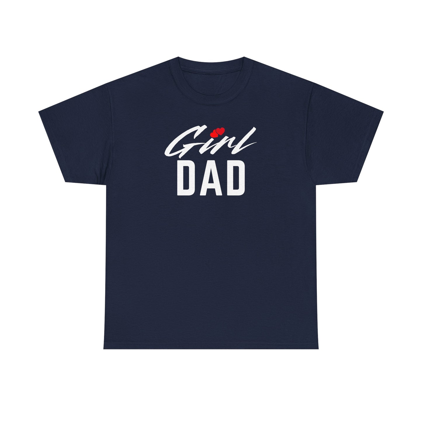 By His Will Brand | Girl Dad 2-Hearts T-shirt