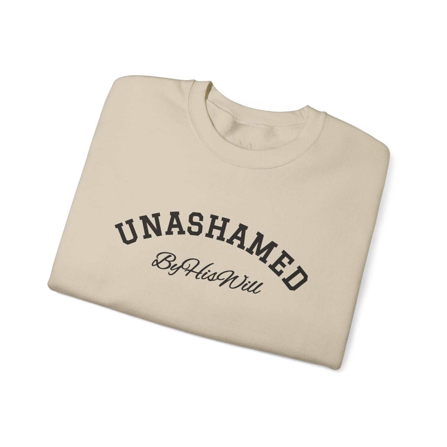 By His Will Brand | Child of God Collection | Unashamed Crewneck Sweatshirt