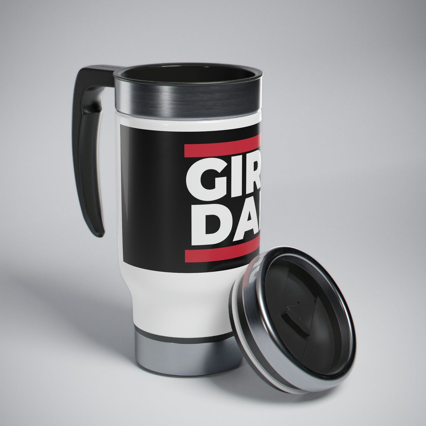 Girl Dad Stainless Steel Travel Mug