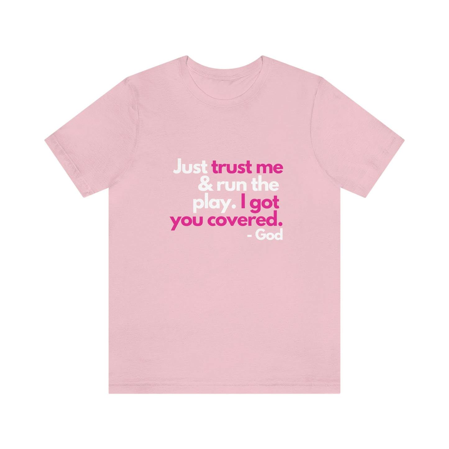 Trust God Tee | Pink