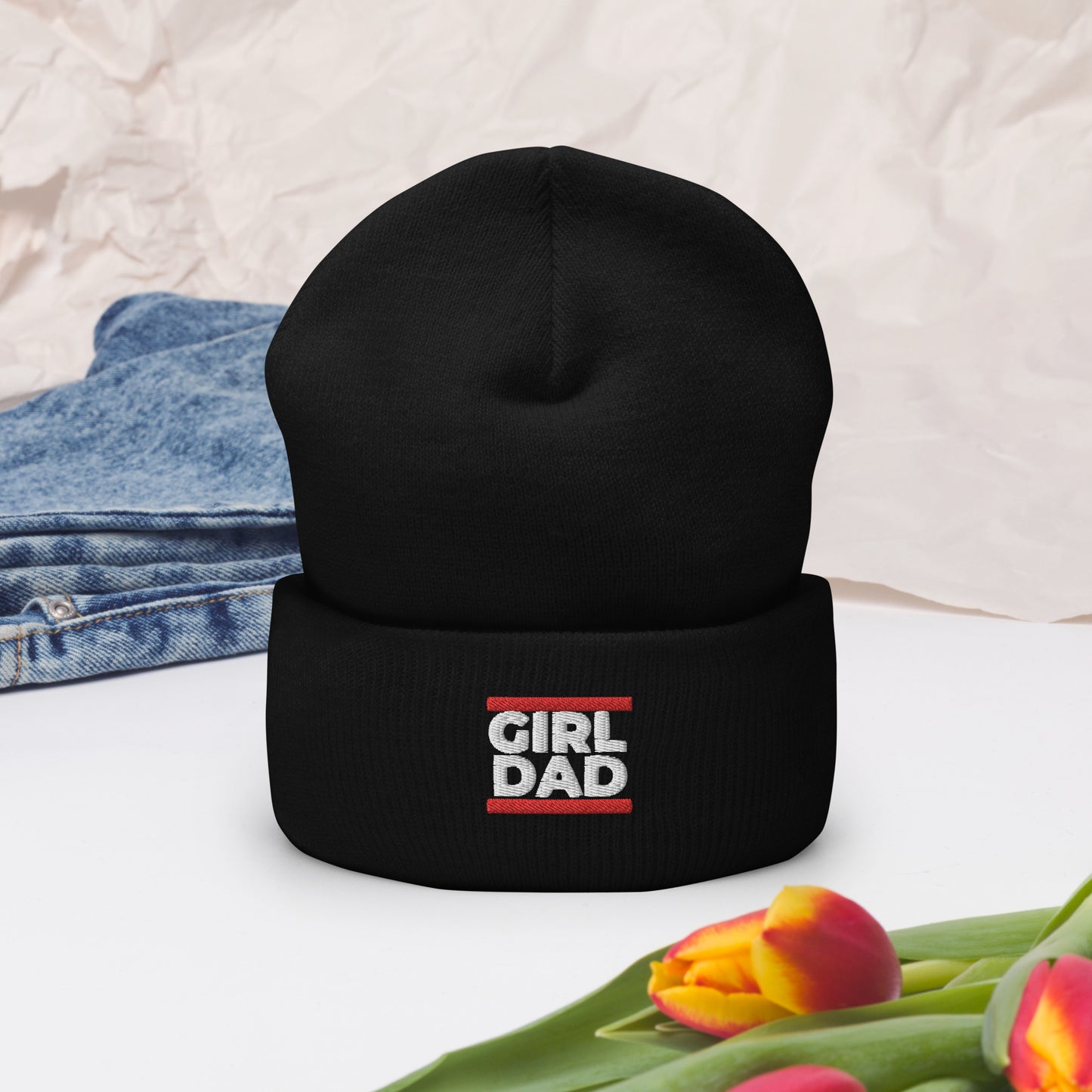 Girl Dad Cuffed Skully