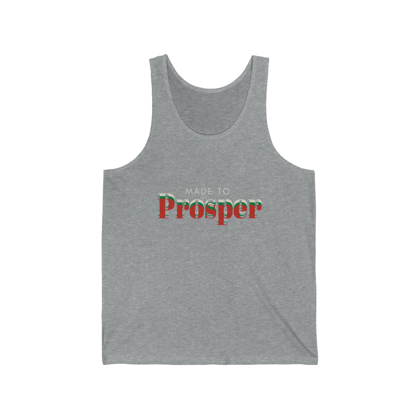 Made to Prosper Unisex Jersey Tank