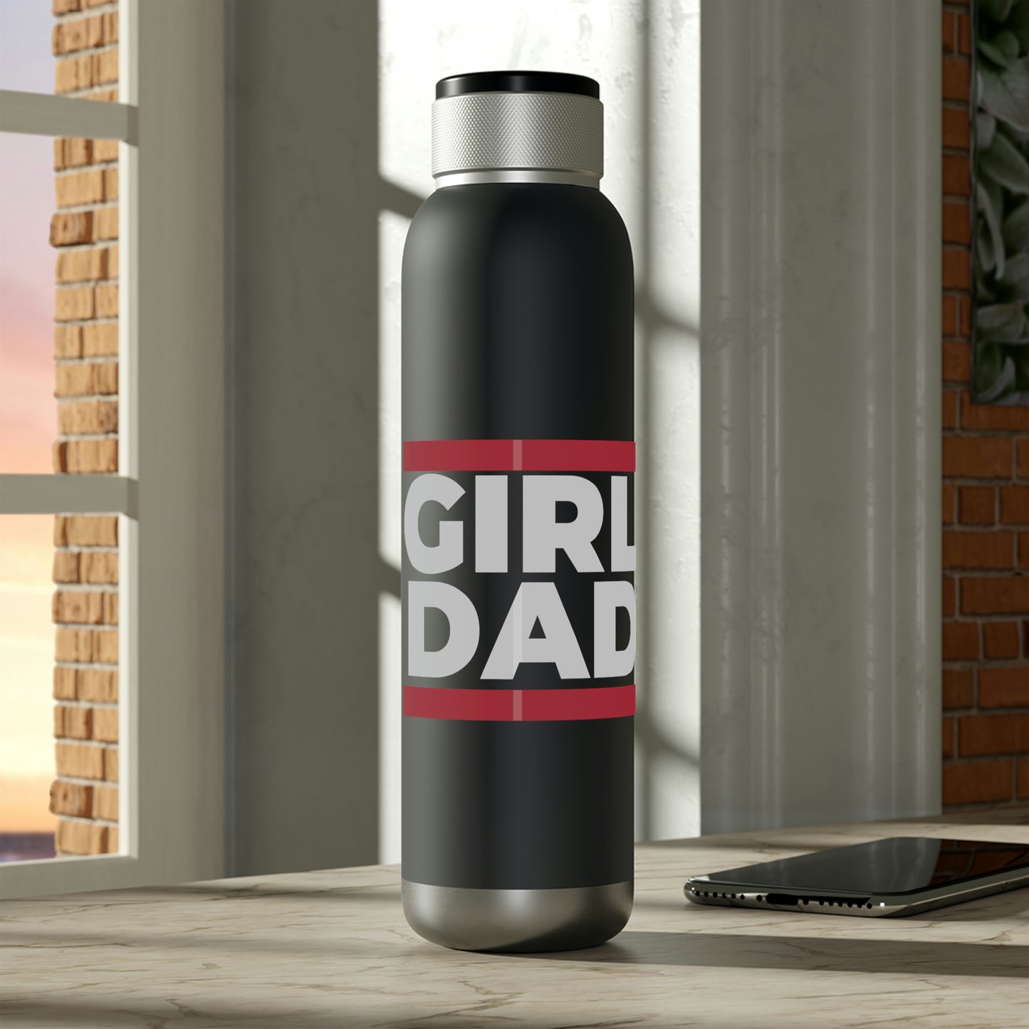 Girl Dad Bluetooth Water Bottle