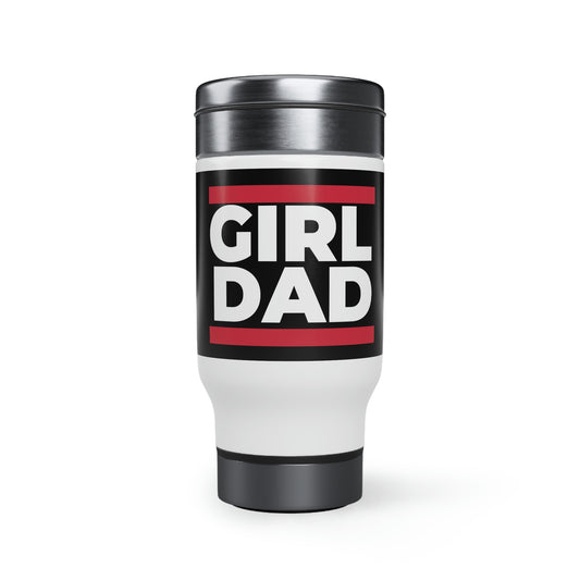 Girl Dad Stainless Steel Travel Mug